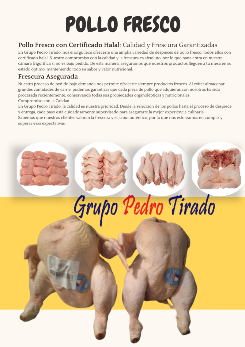 POLLOS fresco malaga mijas fuengirola marbella GRUPO PEDRO TIRADO