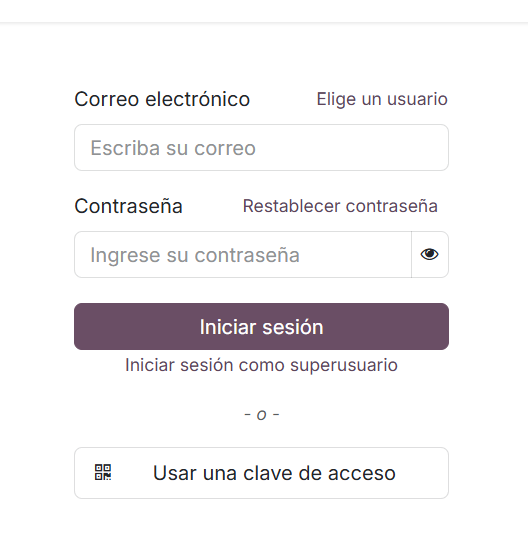 contraseña y acceso grupo pedro tirado